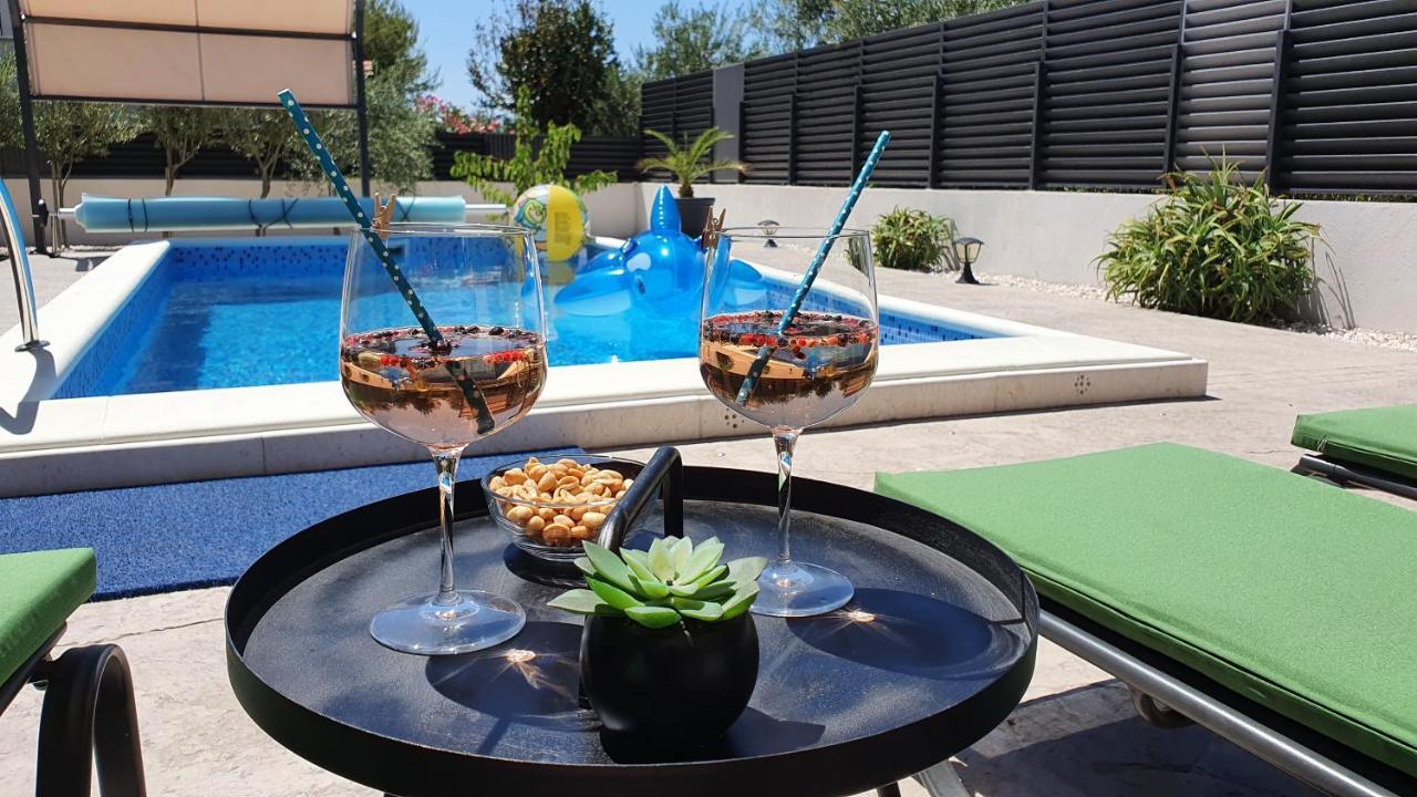 Villa Fides With Private Pool, Garden And Sea View Kastel Novi Екстер'єр фото