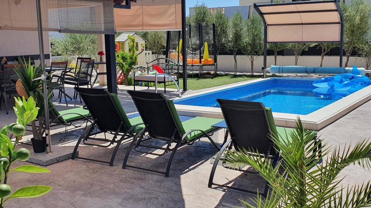 Villa Fides With Private Pool, Garden And Sea View Kastel Novi Екстер'єр фото