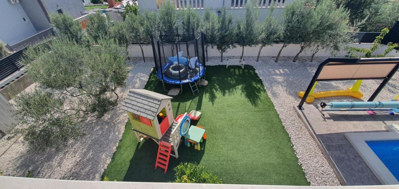Villa Fides With Private Pool, Garden And Sea View Kastel Novi Екстер'єр фото